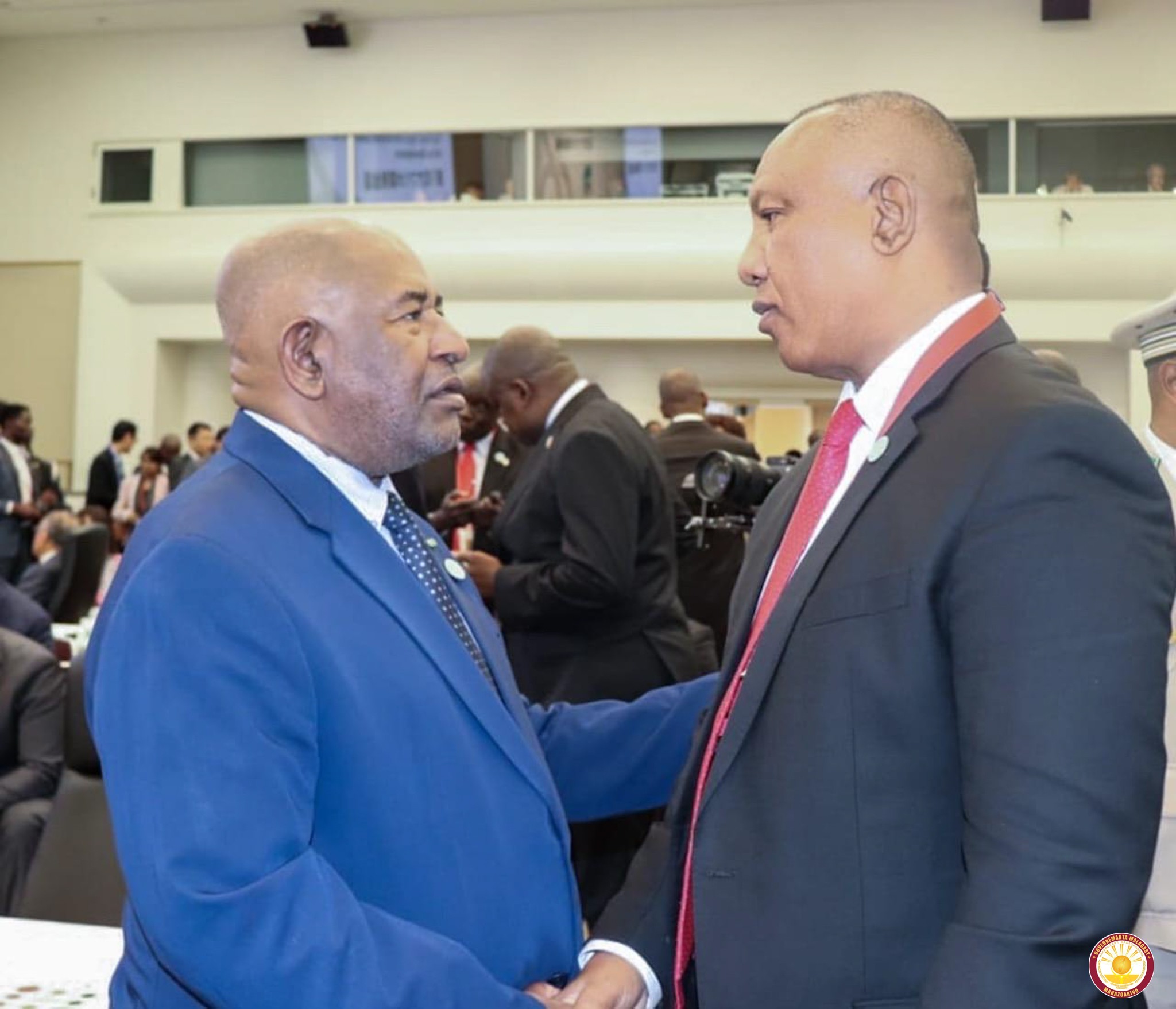 YOKOHAMA, JAPANA : NISOKATRA TAMIN' NY FOMBA OFISIALY NY TICAD 9