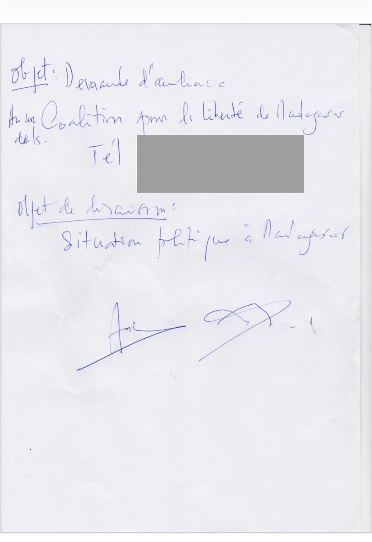 FANAMBARANA AVY AMIN’NY MASOIVOHON’I MADAGASIKARA ETO PARISY