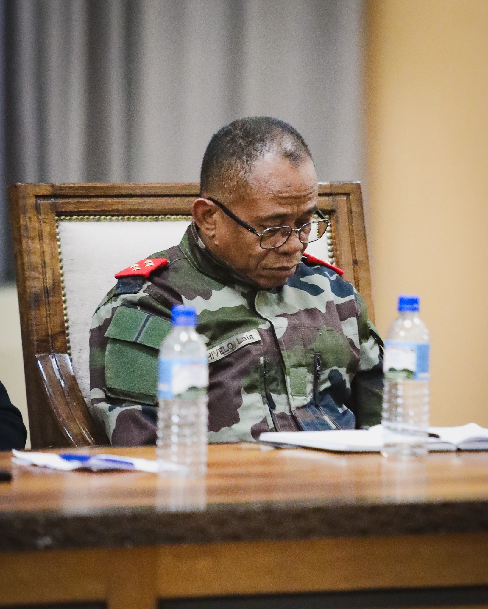 VANTANY VAO NIGADONA TETO AN-TANINDRAZANA NY FILOHA RAJOELINA DIA NAMPIVORY IREO MINISITRA MISAHANA NY HERY FIAROVANA SY FILAMINANA