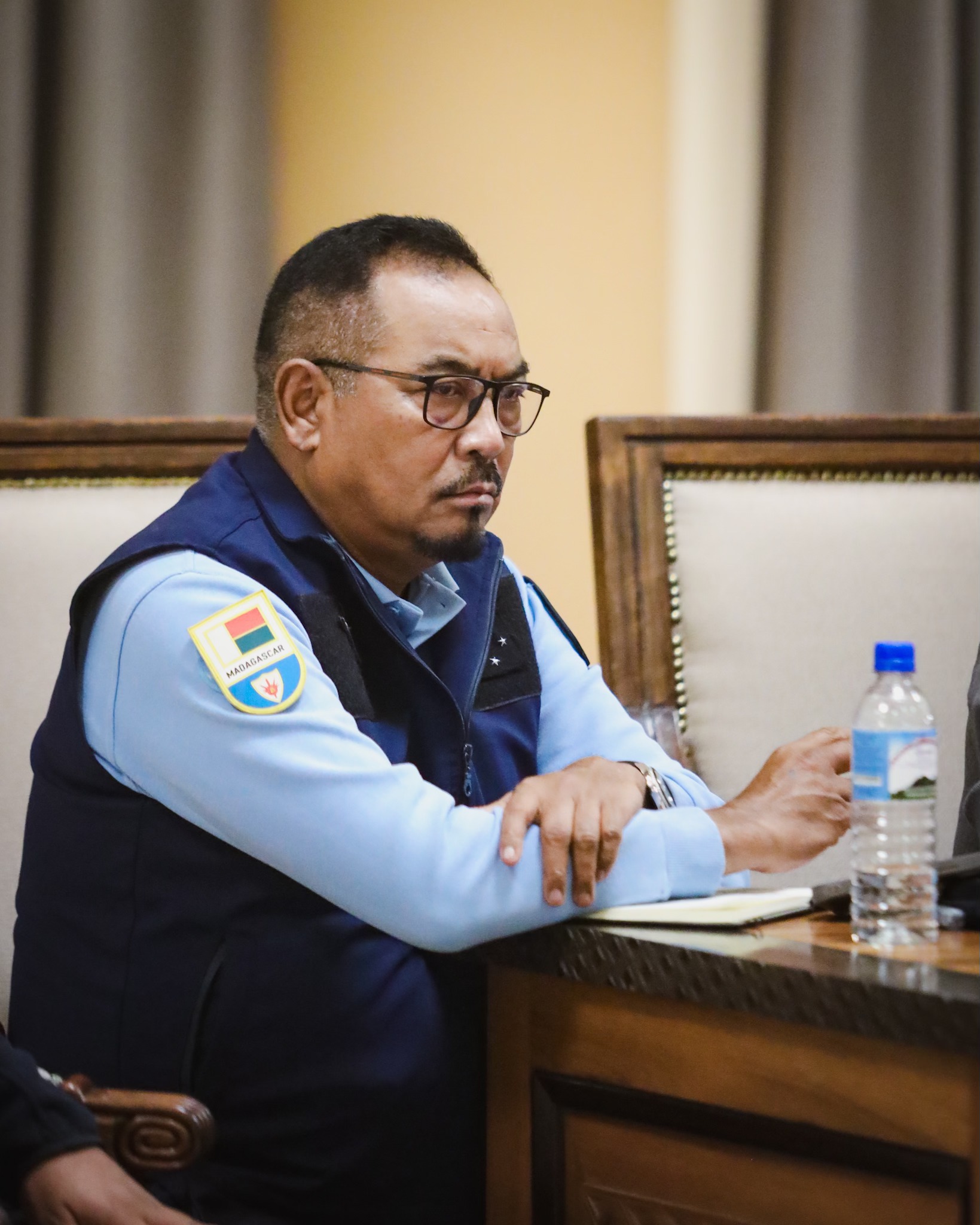 VANTANY VAO NIGADONA TETO AN-TANINDRAZANA NY FILOHA RAJOELINA DIA NAMPIVORY IREO MINISITRA MISAHANA NY HERY FIAROVANA SY FILAMINANA