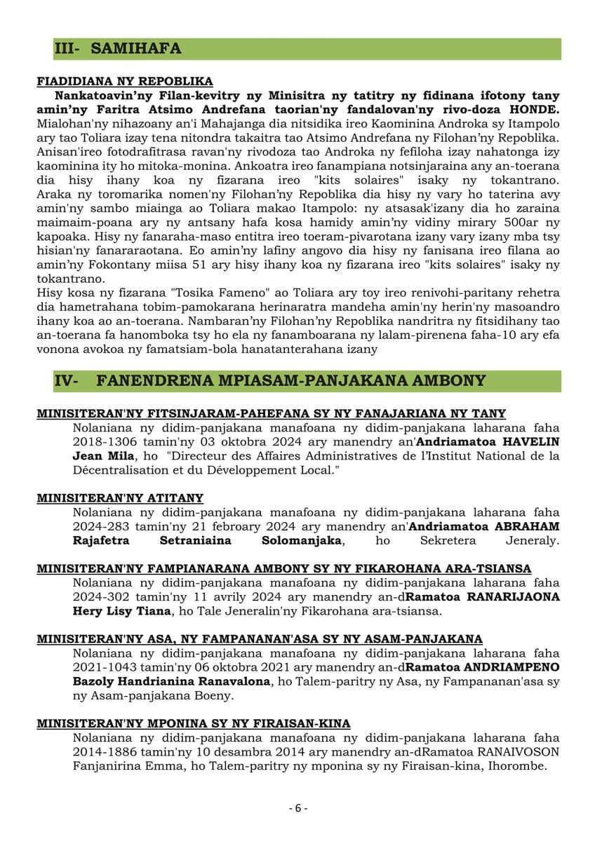 ALAKAMISY 06 MARTSA 2025