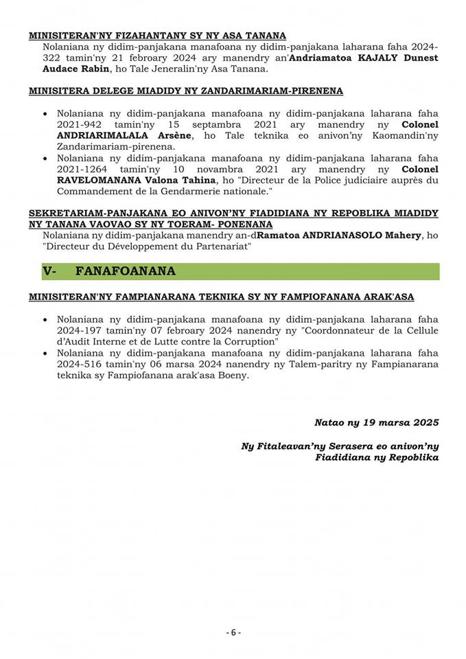 ALAROBIA 19 MARTSA 2025