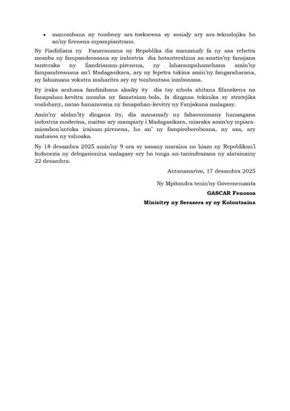 FAMPITAM-BAOVAO 17 DESAMDRA 2025