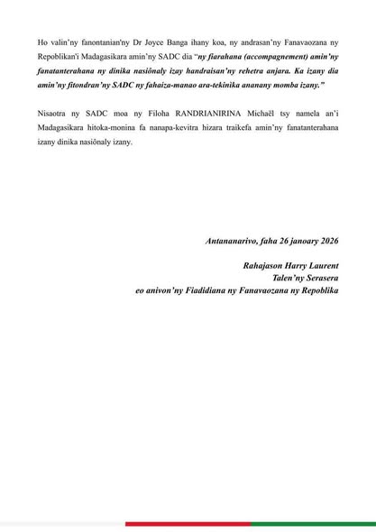 26 Janoary 2026 LAPAM - PANJAKANA AMBOHITSORITRA