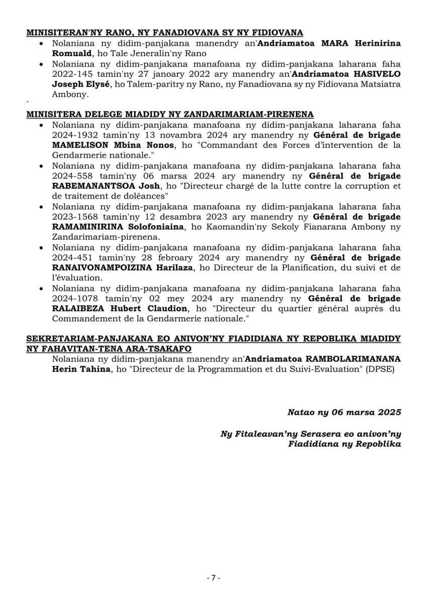 ALAKAMISY 06 MARTSA 2025