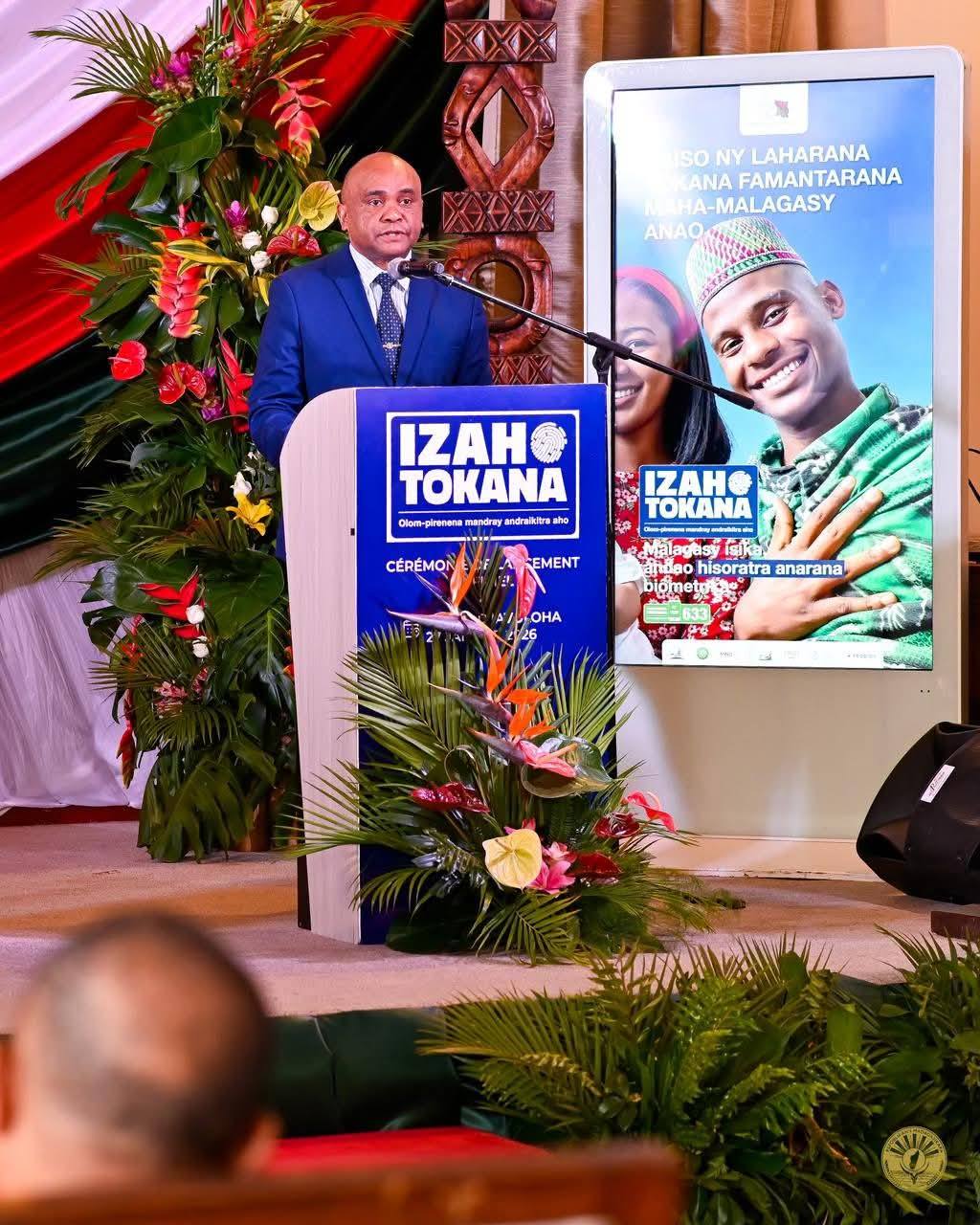 NISANTATRA NY FISORATANA ANARANA BIOMETRIKA NY FILOHAN' NY FANAVAOZANA NY REPOBLIKA SY IREO MPANOLOTSAINA AVO, IREO ANDRIMPANJAKANA, ARY NY GOVERNEMANTA